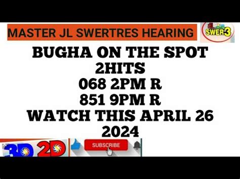 APRIL 6 2024 SWERTRES HEARING PROBABLES .